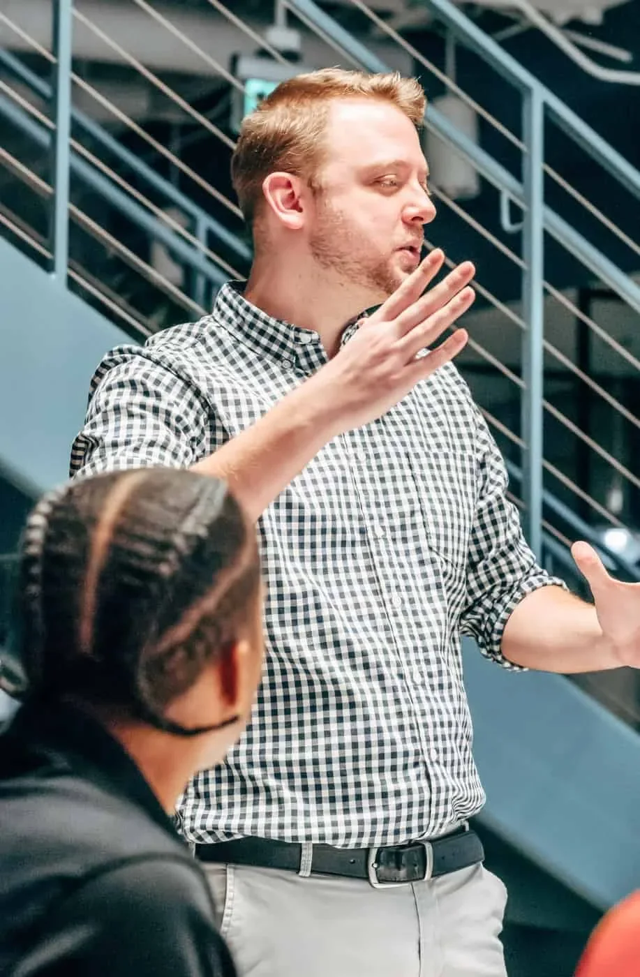 Communication – a person presenting with confidence